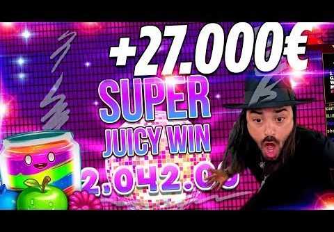 ROSHTEIN Huge Win  on Jammin Jars Slot – Top 5 Wins of week