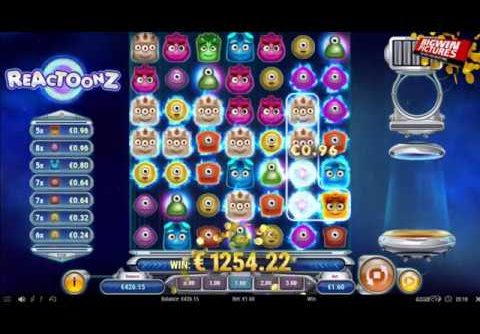 Reactoonz Slot – Mega Win 1,60€ Bet