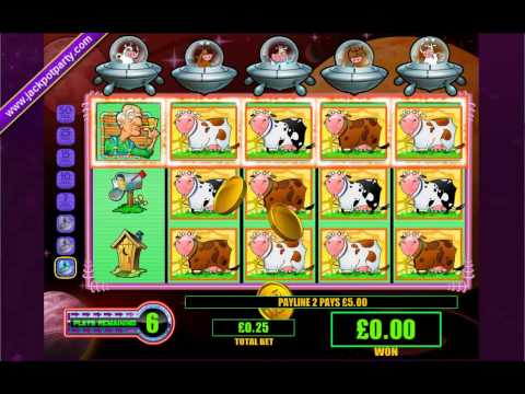 £102 MEGA BIG WIN (408 X STAKE) INVADERS FROM THE PLANET MOOLAH ™ BIG WIN SLOTS AT JACKPOT PARTY