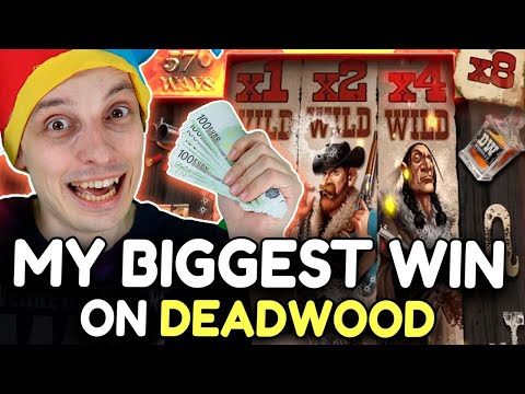 MY BIGGEST WIN ON DEADWOOD SLOT! WITHOUT BONUS BUY!