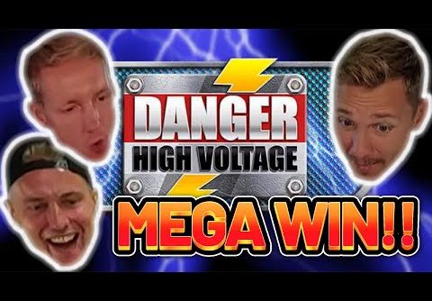 MEGA WIN! DANGER HIGH VOLTAGE BIG WIN – CASINO Slot from CasinoDaddys LIVE STREAM