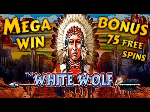 White Wolf mega win bonus 75 free spins 390X. EGT online slot