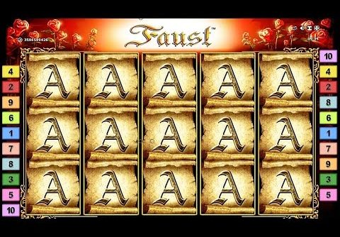 Faust Slot – Big Win (Aces) – €4 Bet – Novomatic