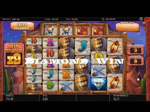 Diamond Mine – MEGA WIN!