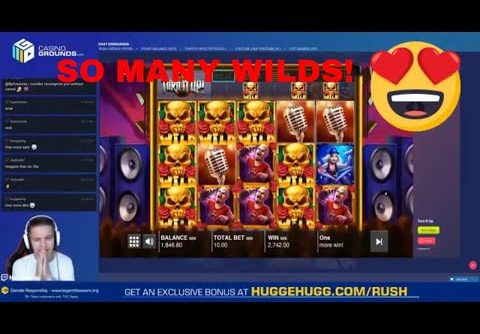 Mega Win in Turn It Up! [New Push Gaming Slot!]