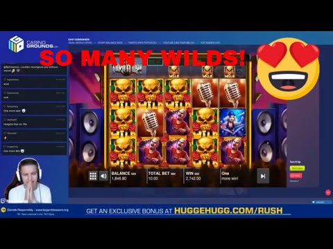 Mega Win in Turn It Up! [New Push Gaming Slot!]