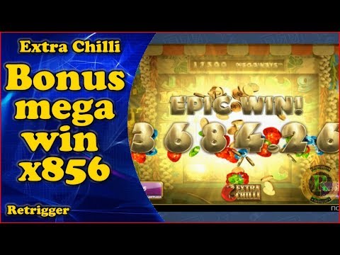 Extra Chilli bonus mega win x856. Big Time Gaming slot