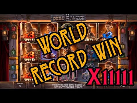 WORLD RECORD WIN on DEAD OR ALIVE 2 Slot machine