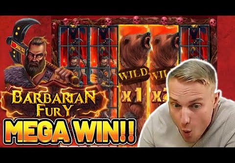 MEGA WIN! BARBARIAN FURY BIG WIN – €5 bet on CASINO Slot from CasinoDaddys LIVE STREAM