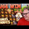 Huge Win on Bonus Bunnies Slot