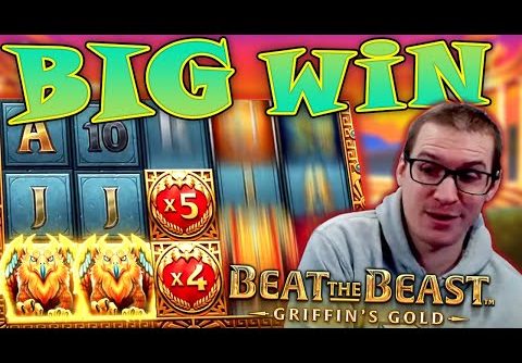 BIG WIN on Beat The Beast: Griffin’s Gold Slot – £10 Bet!