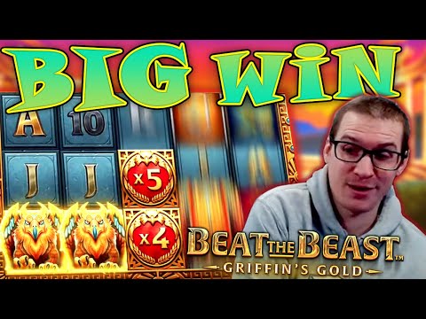 BIG WIN on Beat The Beast: Griffin’s Gold Slot – £10 Bet!