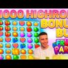 HIGHROLL FRUITPARTY BONUS BUY  | BIG WIN ON PRAGMATIC PLAY ONLINE SLOT MACHINE