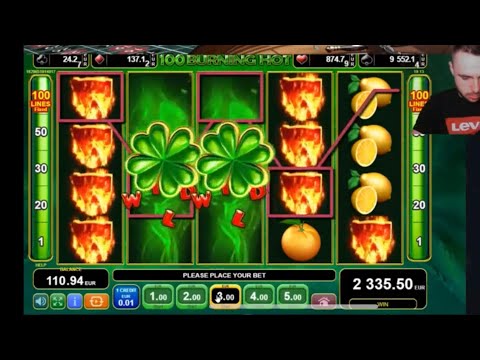 MEGA WIN la 100 Burning Hot ! Castig x800 miza !! Aparate Pacanele Slots