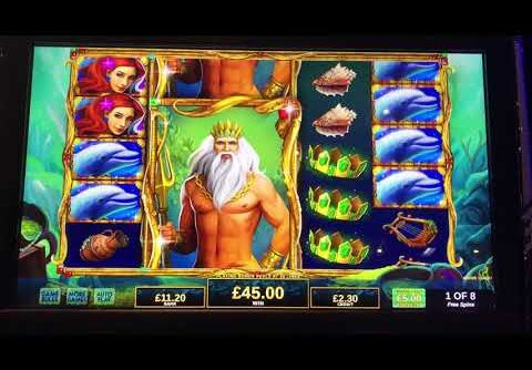 Big win bonus £5 max bet on King of Atlantis slot machine at dusk till dawn poker