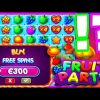 FRUIT PARTY🍓🍊🍎🍏 SLOT BONUS BUYS☺️CAN WE GET A BIG WIN HERE OR MAYBE SOME PROFIT PAY ME PLEASE🔥