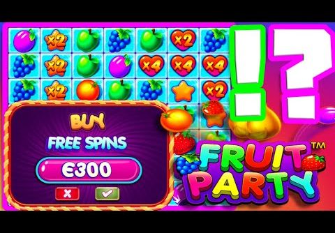 FRUIT PARTY🍓🍊🍎🍏 SLOT BONUS BUYS☺️CAN WE GET A BIG WIN HERE OR MAYBE SOME PROFIT PAY ME PLEASE🔥