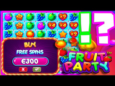 FRUIT PARTY🍓🍊🍎🍏 SLOT BONUS BUYS☺️CAN WE GET A BIG WIN HERE OR MAYBE SOME PROFIT PAY ME PLEASE🔥