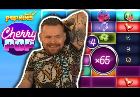 HUGE WIN on CHERRY POP – Casino Slots Big Wins