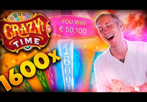 Streamer New Mega win x1600 on Crazy Time – Top 5 Big wins in casino slot