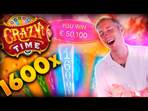 Streamer New Mega win x1600 on Crazy Time – Top 5 Big wins in casino slot