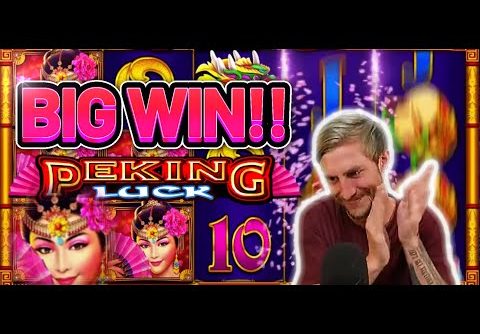 HUGE WIN! PEKING LUCK BIG WIN – €5 bet on CASINO Slot from CasinoDaddys LIVE STREAM