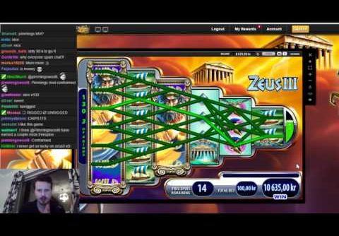 Zeus III – Super big win in high bet bonus
