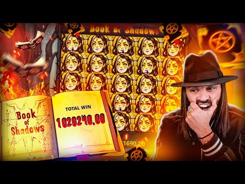 ROSHTEIN watching world Record Win 1.000.000€ on Book of Shadows Slot – TOP 5 Mega wins of the week