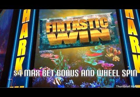 *New Slot Alert* Shark Week Starry Night, Big Win bonus and wheel spin