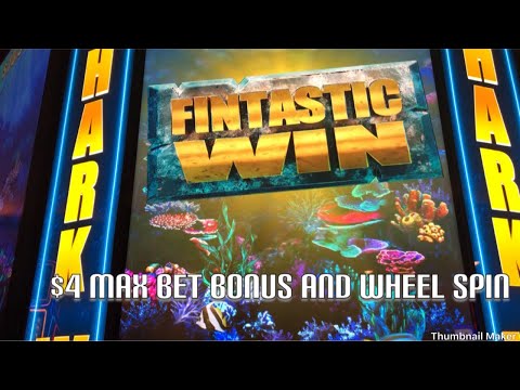 *New Slot Alert* Shark Week Starry Night, Big Win bonus and wheel spin