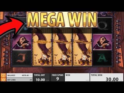 LES 3 MOUSQUETAIRES SLOT, MEGA WIN DANS LE BONUS | CASINO EN LIGNE FR