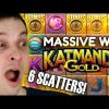 KATMANDU GOLD SLOT 6 SCATTERS BONUS AND MASSIVE BIG WIN!