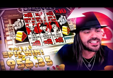 Streamer Mega win on Tombstone Slot – Top 5 Biggest Wins of week