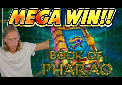 MEGA WIN! BOOK OF PHARAO BIG WIN –  Online Slots from Casinodaddy LIVE STREAM