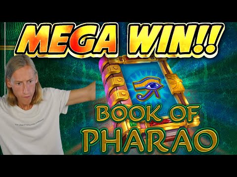 MEGA WIN! BOOK OF PHARAO BIG WIN –  Online Slots from Casinodaddy LIVE STREAM