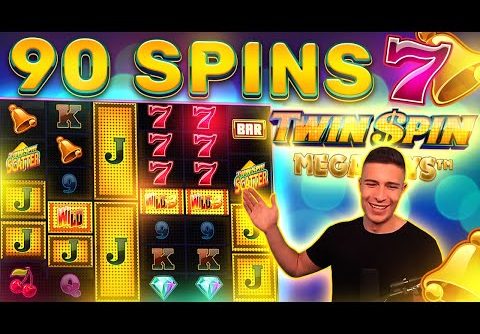 90 CRAZY FREE SPINS ON TWIN SPIN MEGAWAYS BONUS 🎰 BIG WIN ON NETENT ONLINE SLOT MACHINE