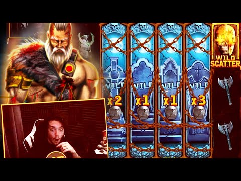 MY NEW BIGGEST SLOT WIN! GRAVEYARD WARRIOR! (ROOBET)