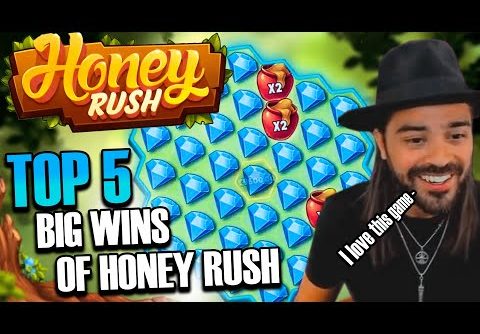 ROSHTEIN INSANE WIN 37.000 € on Stream – Top 5 Mega Wins  on Honey Rush slot