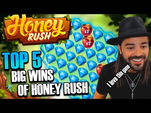 ROSHTEIN INSANE WIN 37.000 € on Stream – Top 5 Mega Wins  on Honey Rush slot