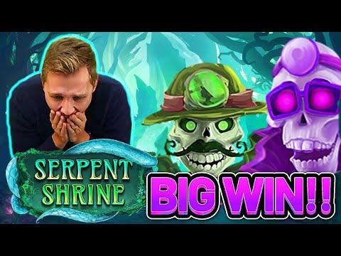 BIG WIN ! SERPENT SHRINE BIG WIN – €10 bet on Casino Slot from CASINODADDY