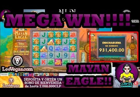 🎰💲MEGA WIN MAYAN EAGLE 🦁LEOVEGAS🦁MEGA WIN!SLOTS AND CASINO GAMES EN CHILE-15 PERSON GROUP PULL