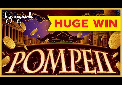 $25 BETS + SUPER FREE GAMES BONUS! Wonder 4 Pompeii Slot – HUGE WIN!