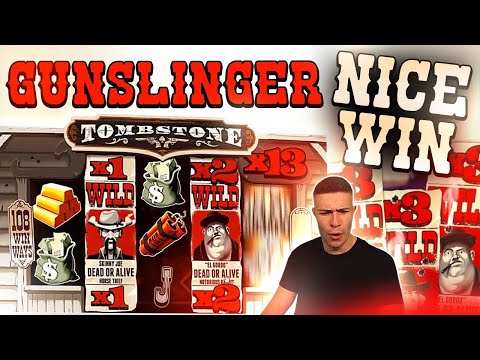 TOMBSTONE GUNSLINGER SPINS PAYING NICELY 🎰 BIG WIN ON NO LIMIT CITY ONLINE SLOT MACHINE