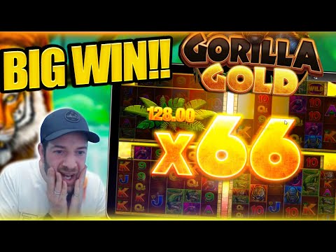 INSANE MULTIPLIER ON GORILLA GOLD MEGAWAYS!! Huge Slot Win!