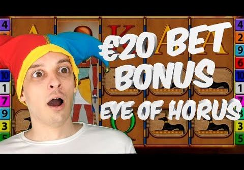 EYE OF HORUS €20 Bet BIG Win, Merkur slot!