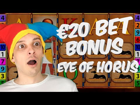 EYE OF HORUS €20 Bet BIG Win, Merkur slot!