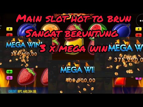 TRIK MAIN SLOT HOT TO BRUN 3 KALI MEGA WIN AUTO WIN||PRAGMTIC PLAY!!!