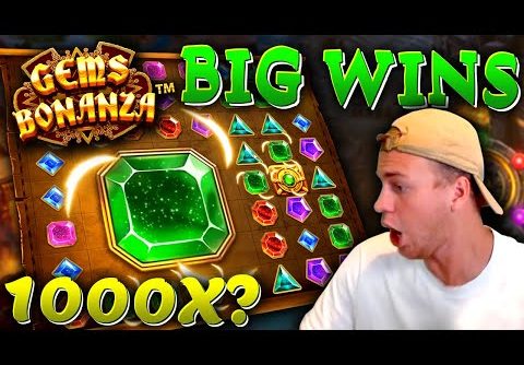 3 Big Wins on Gems Bonanza! (New Slot)