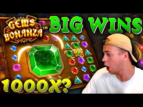 3 Big Wins on Gems Bonanza! (New Slot)