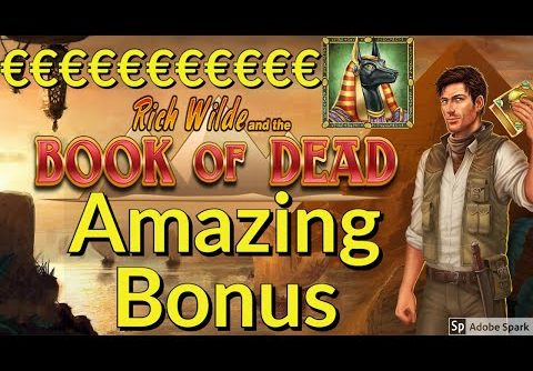 Crazy Book of Dead Online Slot Bonus Mega Win